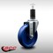 Service Caster 5'' SS Solid Poly Wheel Swivel 1-1/4'' Expanding Stem Caster SCC-SSEX20S514-SPUS-114 - alternate 4